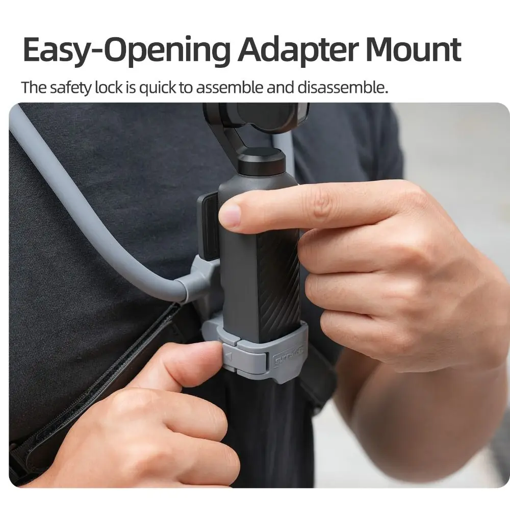 Quick Release Gimbal Camera Neck Holder Stable Adjustable First-Person View Shooting Bracket Flexible for DJI Osmo Pocket 4 3