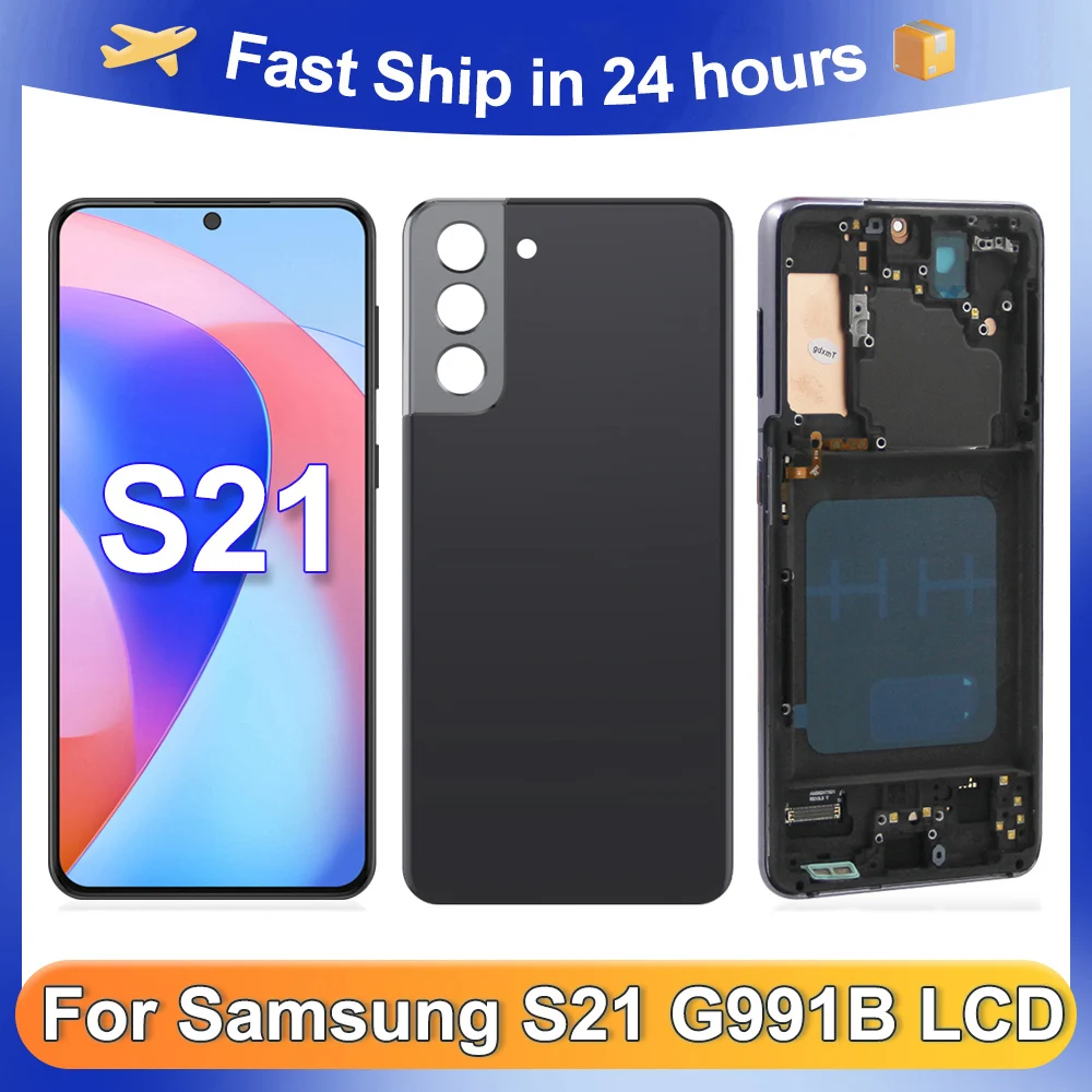 S21 6.2''For Samsung For AMOLED S21 5G G991 G991B G991W G991U LCD Display Touch Screen Digitizer Assembly Replacement