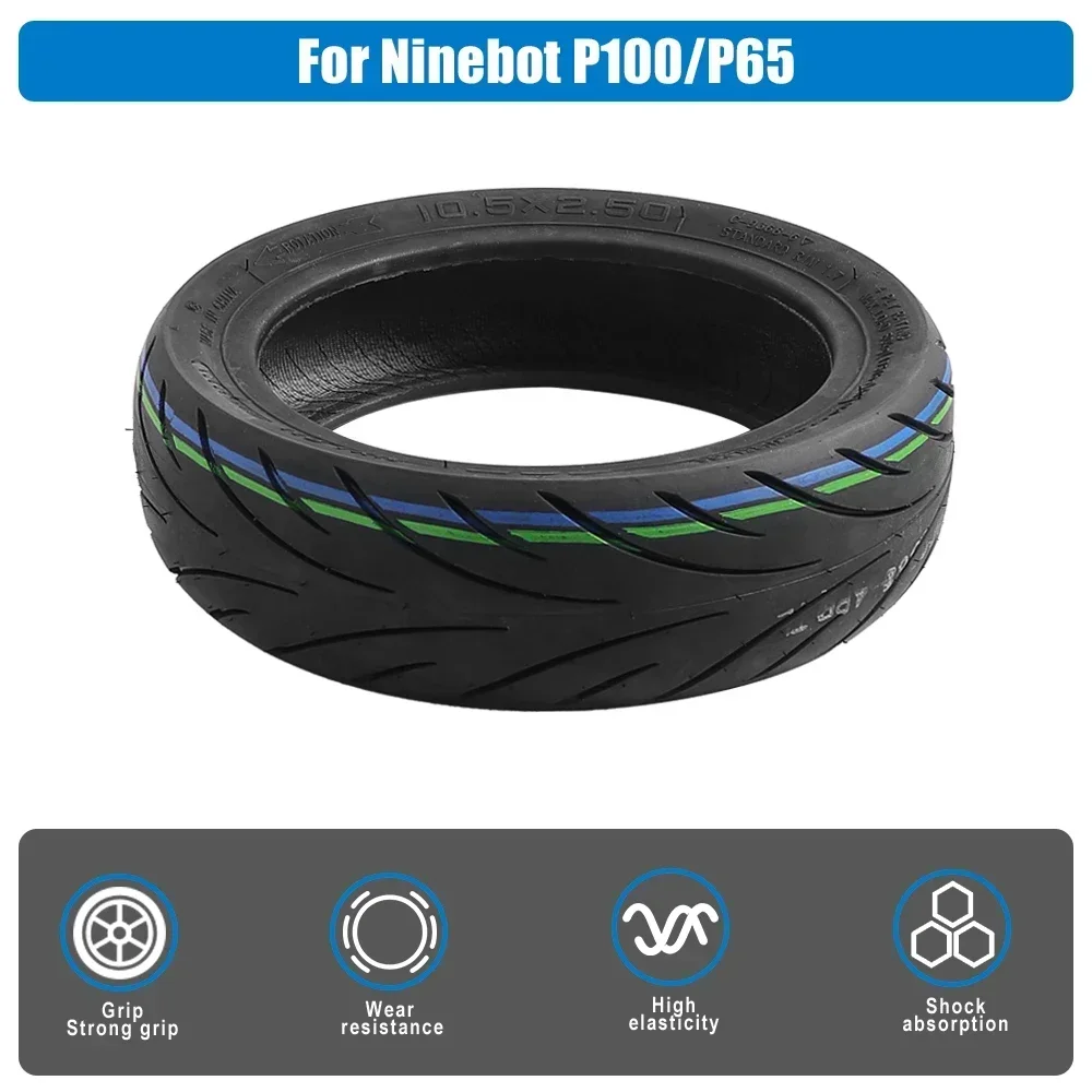 10 Zoll schlauchloser Gummireifen CST 10.5x2.5 Vakuumreifen für Ninebot P65 P100 Elektroroller Ersatzteile – Detail 3