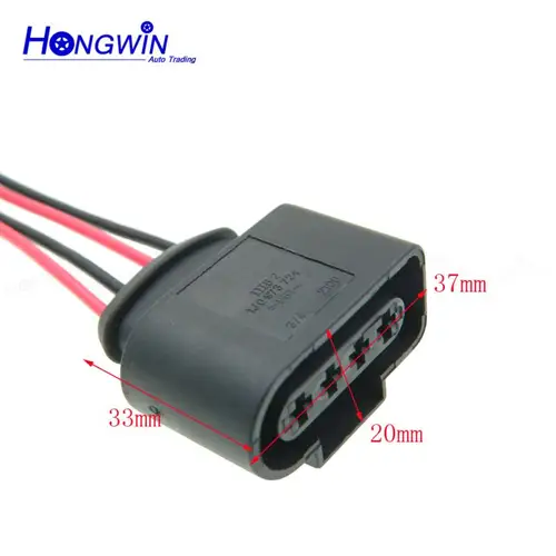 Imagen 2 del producto Conector de bobina de encendido, arnés de reparación, cableado de enchufe para VW Jetta Golf Passat Tiguan CC Audi A3/4/5/6/7/8 TT Q3/5 R8 1J 0973724