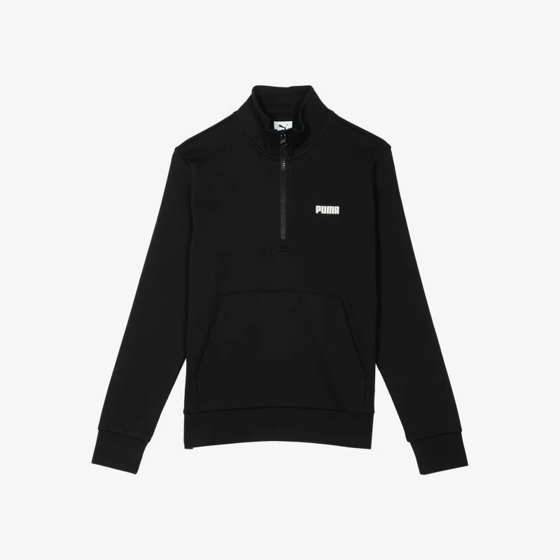 

Puma Authentic 2025 Новая женская теплая спортивная толстовка с воротником-стойкой и молнией до середины груди 690264-01