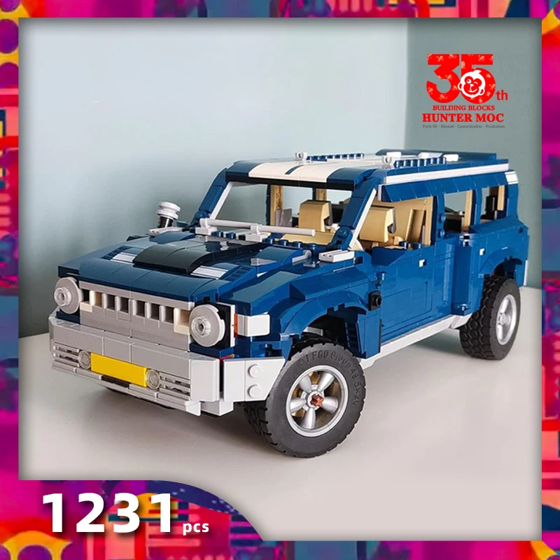 Alternative bauen experten autos moc suv auto ziegel blöcke off road buggy ziegel gebäude 10265 moc