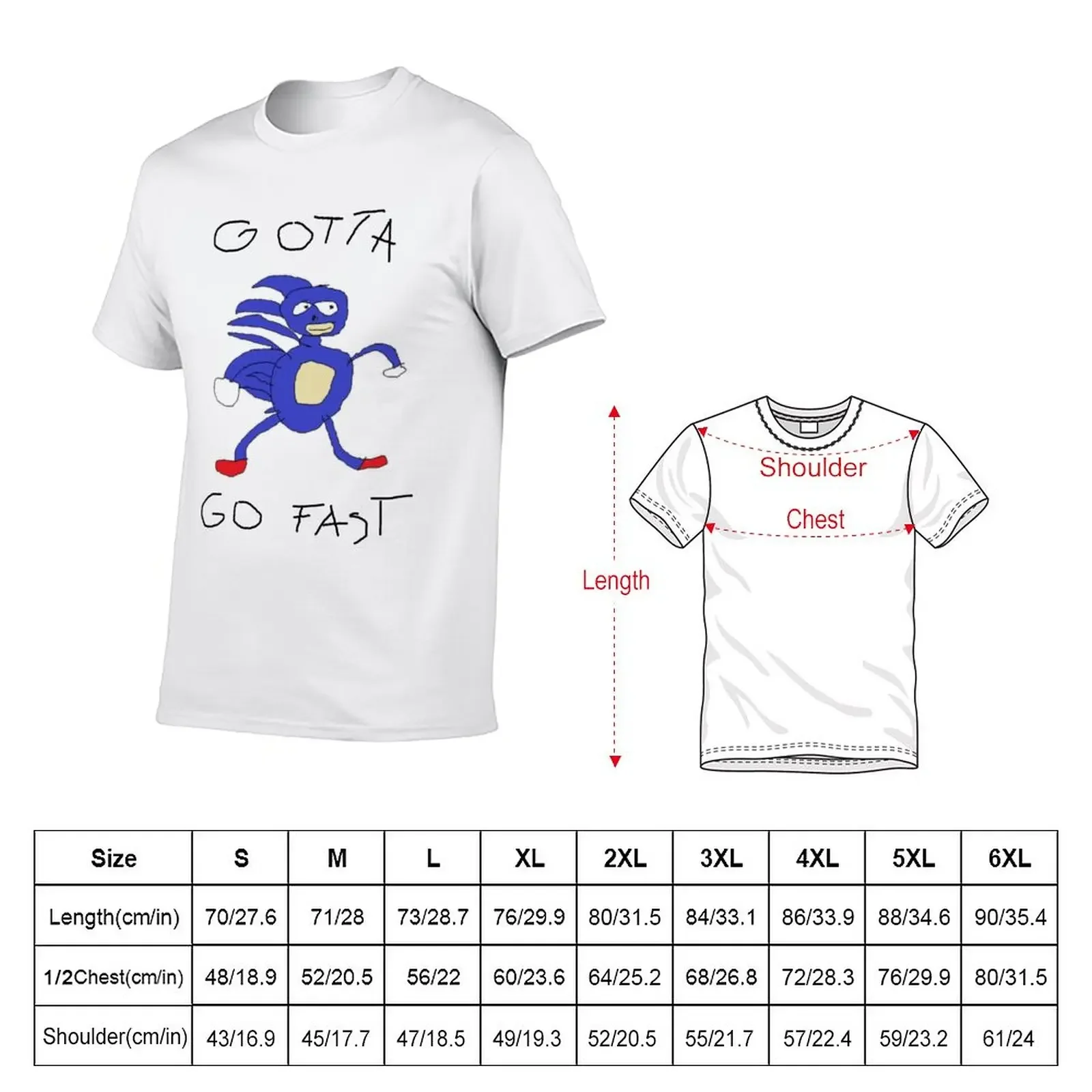 Gotta go fast Sanic | Funny Meme T-Shirt cute clothes cute tops t shirts men