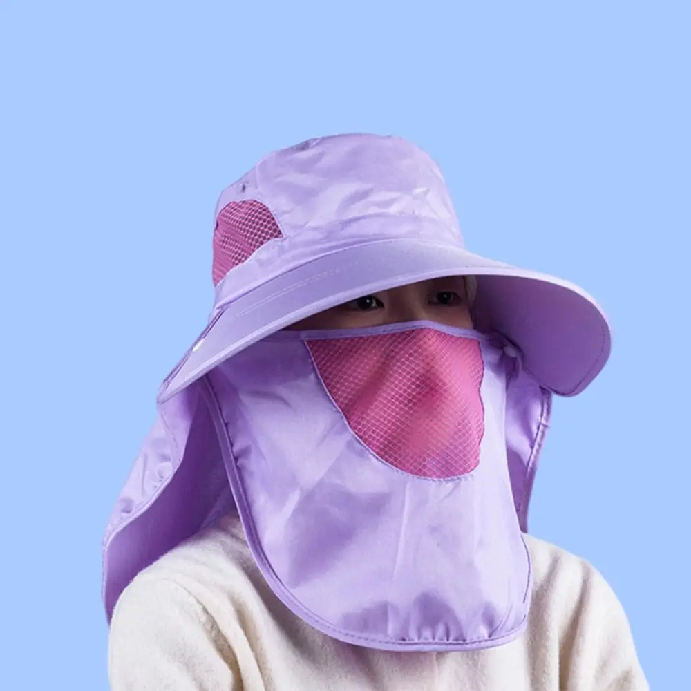 Rosto e pescoço protegem o chapéu solar, Proteção UV ao ar livre do laço, Chapéu de proteção UV, Tampão protetor solar de aba larga para caminhadas e caminhadas