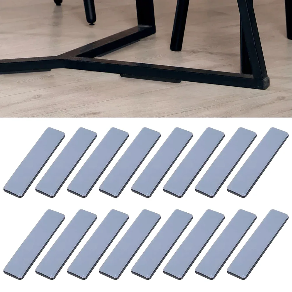 16 Pcs Furniture Sliders Gliders Square Mover Pad Household Anti Collision Furniture Sliders Movers Protection  Foot Sliding Pad