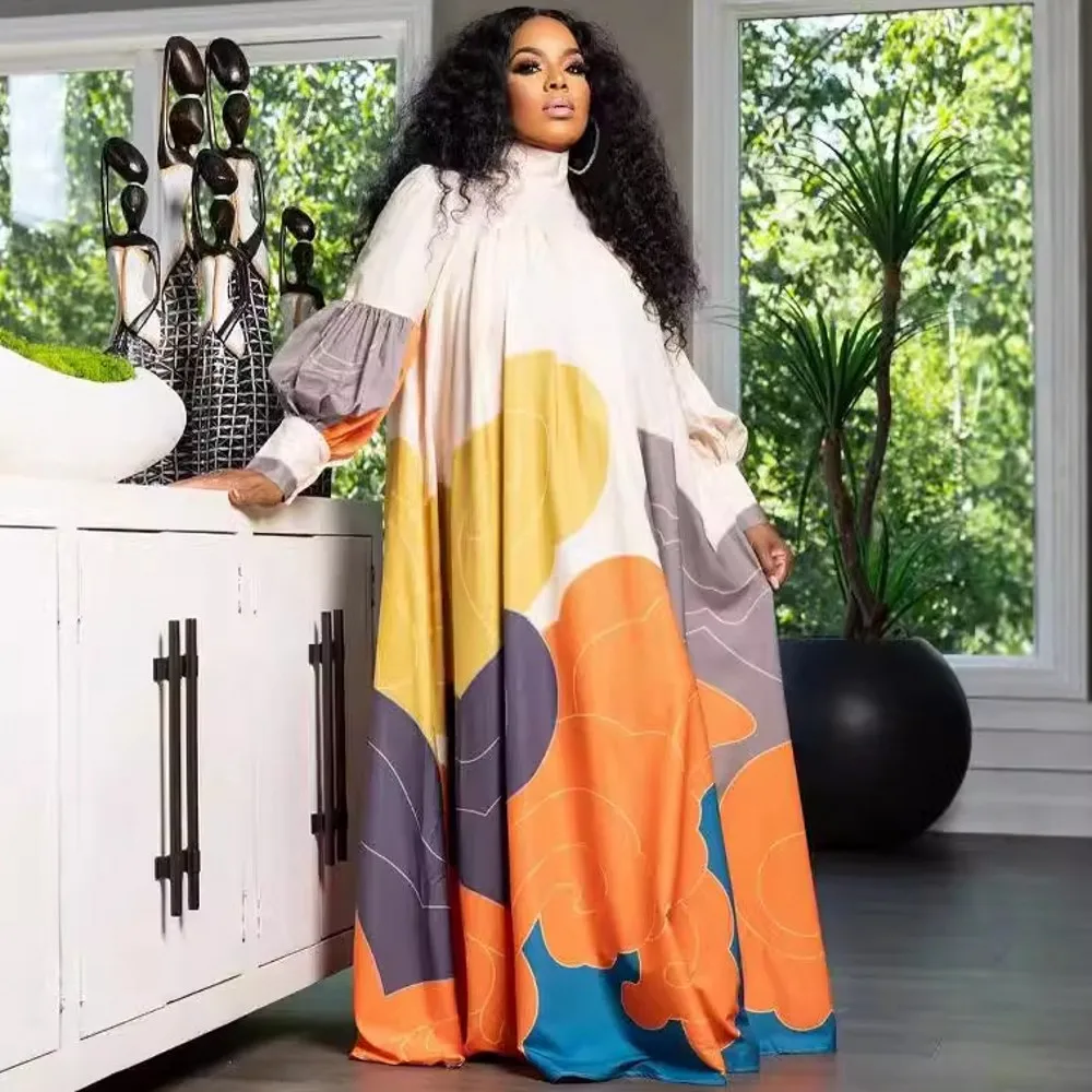 

African Dresses For Women Muslim Fashion Abayas Boubou Dashiki Ankara Outfits Evening Gown Dubai Kaftan Abaya Robe Marocaine