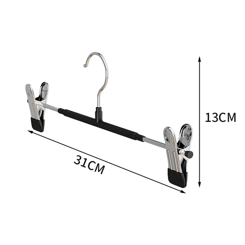 Colgador De Metal A Prueba De Viento Para Ropa, Pantalones Para El Hogar, Perchas De Secado Antideslizantes Con Clips Ajustables, Organizador De Almacenamiento De Armarios — -30%, $0.21 Coupon, from $0.48 – 30% descuento – €0.48