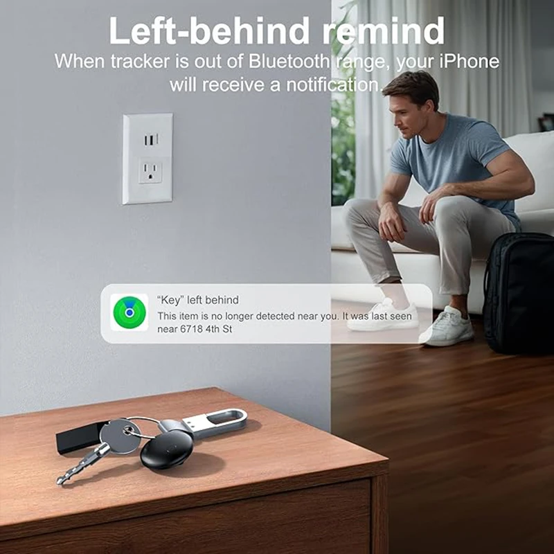New Mini Smart Air Tag For IOS Work With Apple Find My GPS Device Global Positioning Smart Tracker For Key Bag Car Wallet