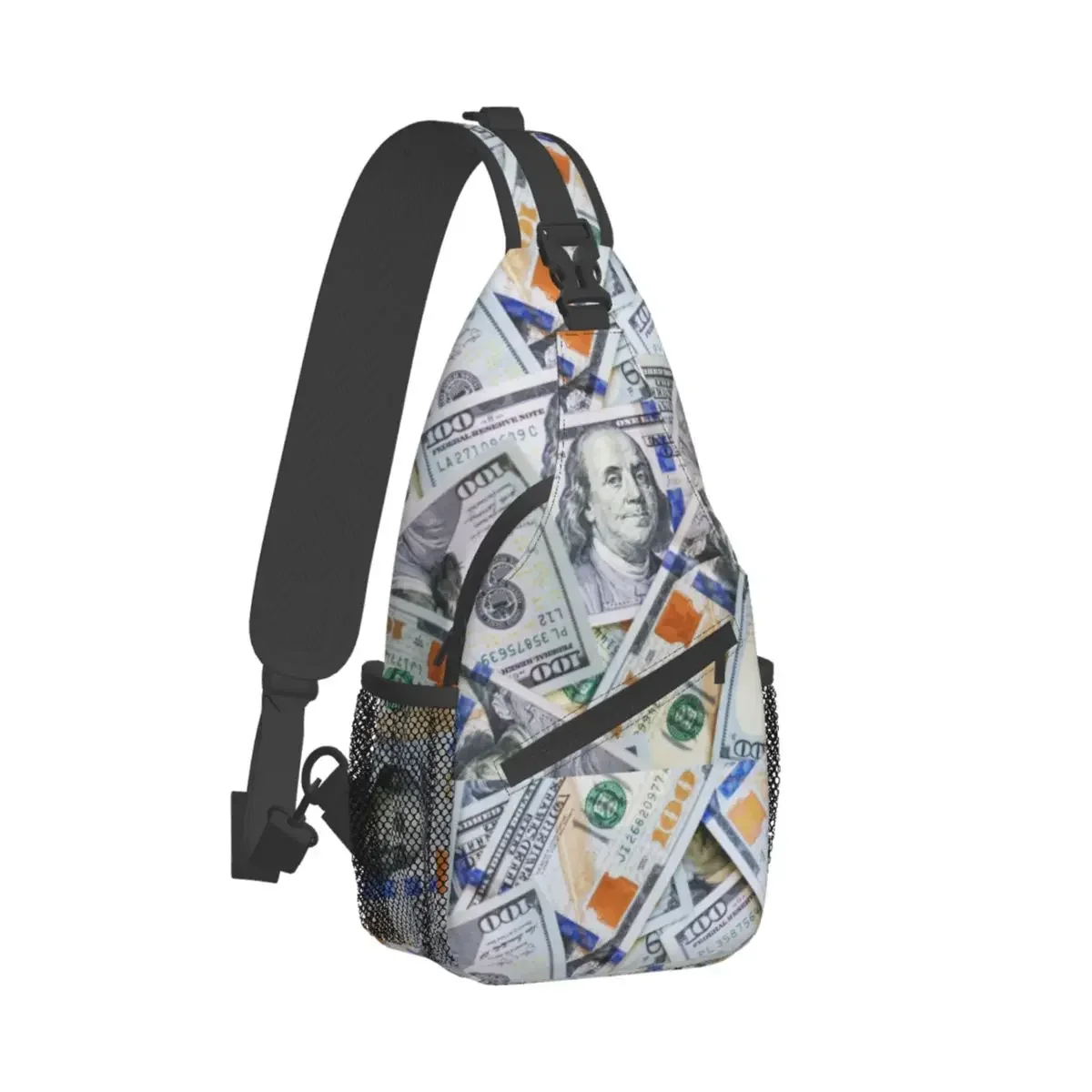 Dollar Crossbody Sling Bags Small Chest Bag Money Shoulder Backpack Daypack for Travel Hiking Sports Satchel