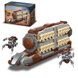 522PCS Space War Transport Vehicle Building Blocks Alien War Soldier Car Model Bricks Desktop Decoration DIY Toys Holiday Gifts