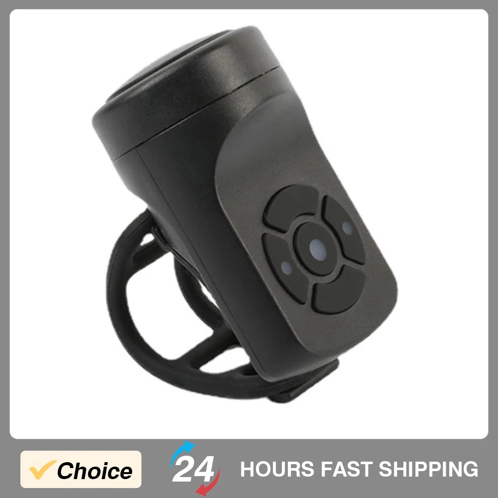 

Bike Bell 120dB Loud Electric Bike Horn Rechargeable Bicycle Anti-Theft Alarm Waterproof with 4 Sound Modes for Mountain Bike
