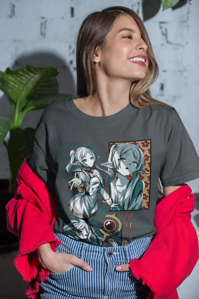 Legendäres Mage Adventure Unisex T-Shirt – japanisches Fantasy-Design, epische Reise-Grafik, verzauberte Manga-Kunst, trendige Anime-Kleidung