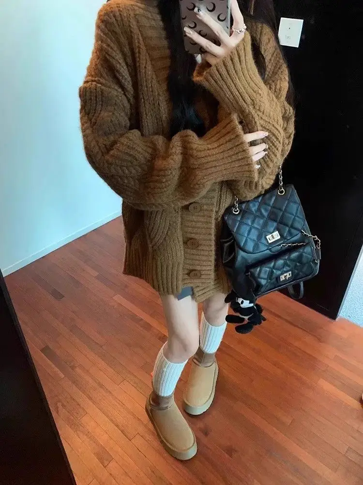 セーター ジャンパー カーディガン レディース カーディガン Y2K 女性用 純粋カシミヤ スカラップエッジ フィットカット レジャー ナイト エレガント ソフト 暖かい インス