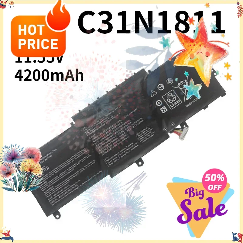 NEW Suitable For ASUS C31N1811 U4300F U4300FN U4300FA UX433FX/FA Notebook Battery