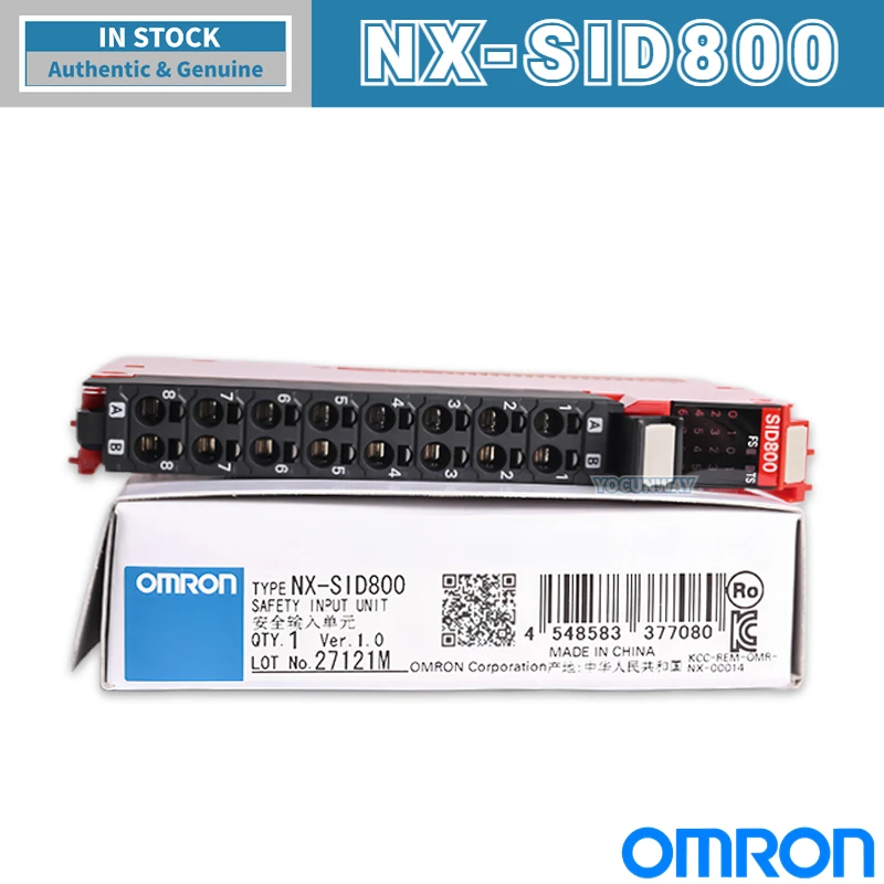 OMRON Authentic Original Safety I/O Unit - NX-SID800 NX-SIH400 NX-SL3300 NX-SL3500 NX-SOD400 NX-SOH200 New Condition
