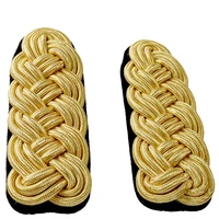 Charreteras militares británicas, charretera de alambre de cobre para trabajo manual, uniformes de vestir, guardia de Honor y accesorios de Cosplay, insignia de hombro de cordón