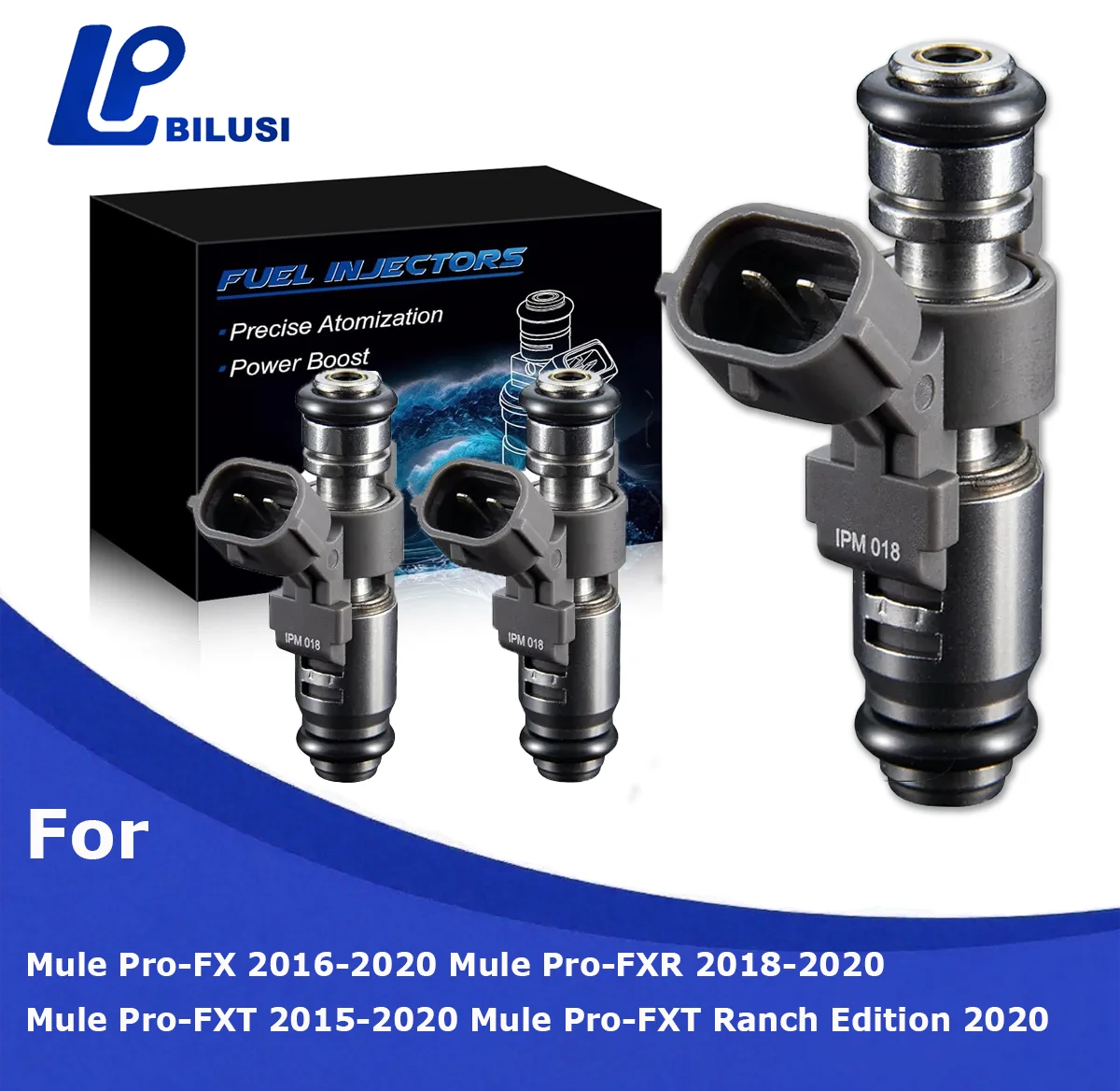 

Bilusi 490560038 Fuel Injectors for Mule Pro-FX/FXR/FXT 2015-2020 Mule Pro-FXT Ranch Edition 2020 49056-0038 IPM018