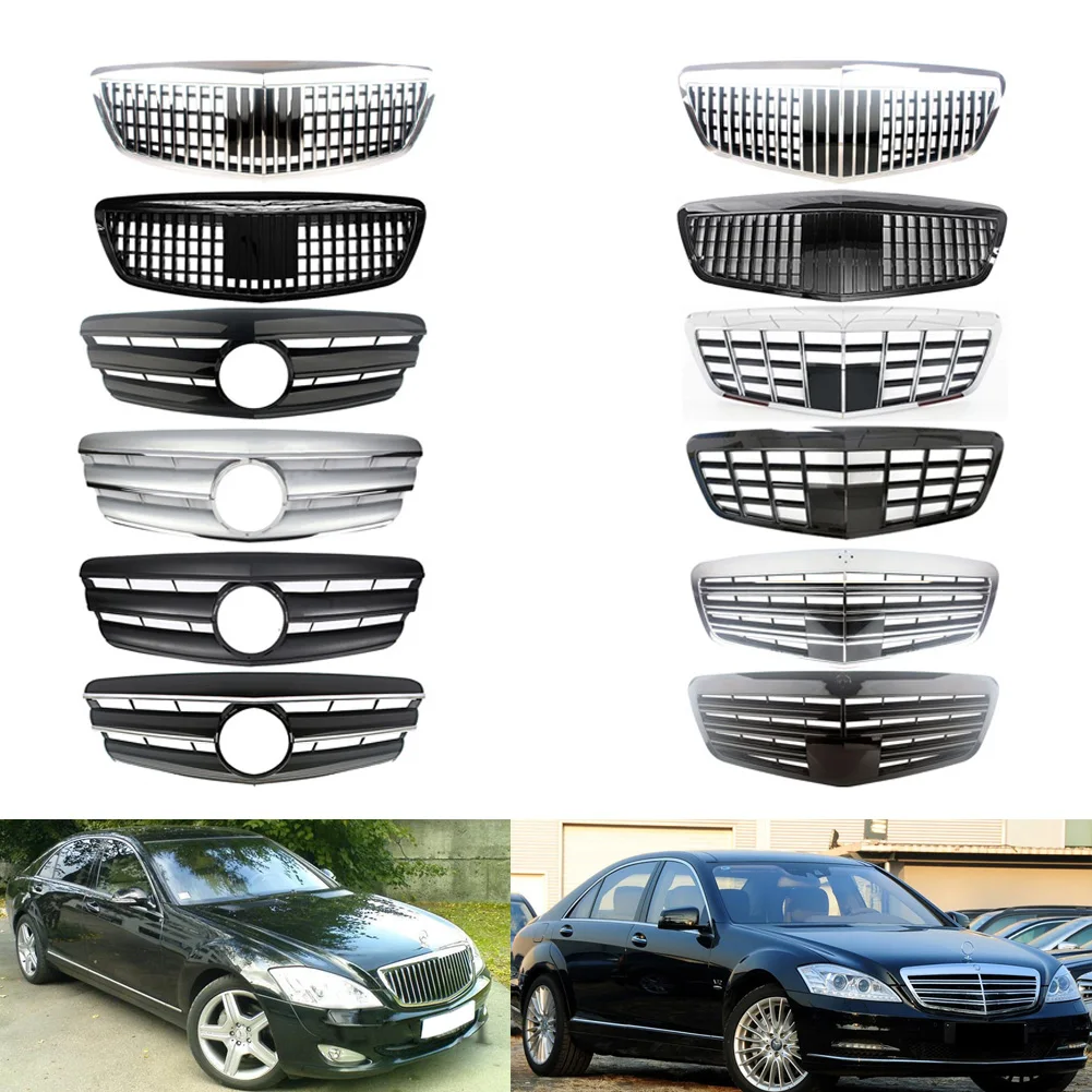 

Новые решетки переднего гоночного бампера для Mercedes Benz W221 S320 S350 S450 S500 S63 S65 2005-2008 2009-2013
