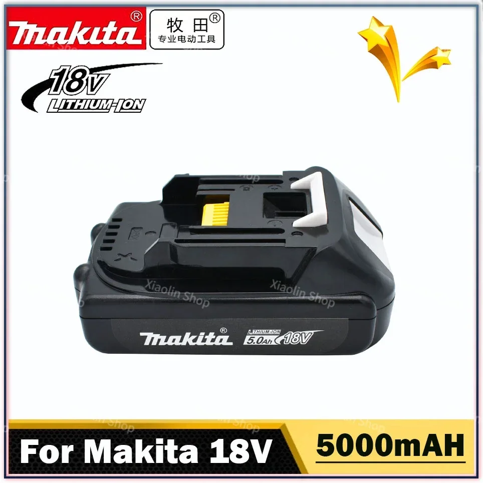 

Makita Rechargeable 18V 5.0Ah Li-Ion Battery For Makita BL1830 BL1815 BL1860 BL1840 194205-3 Replacement Power Tools Battery