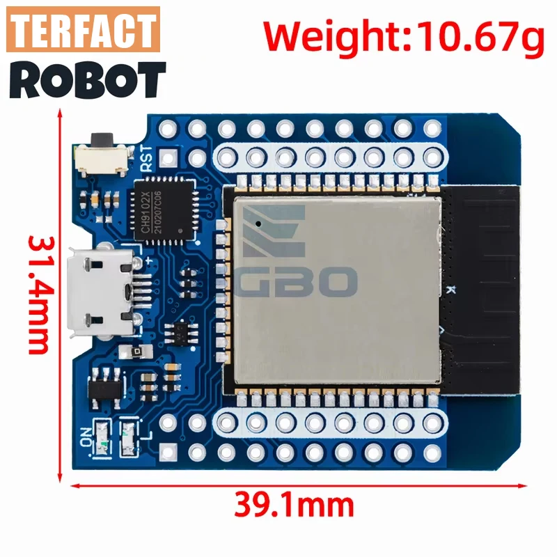 For Wemos D1 MINI ESP8266 ESP32 ESP-32S WIFI Bluetooth CP2104/ch9102 Development Board Module For Arduino With Pins
