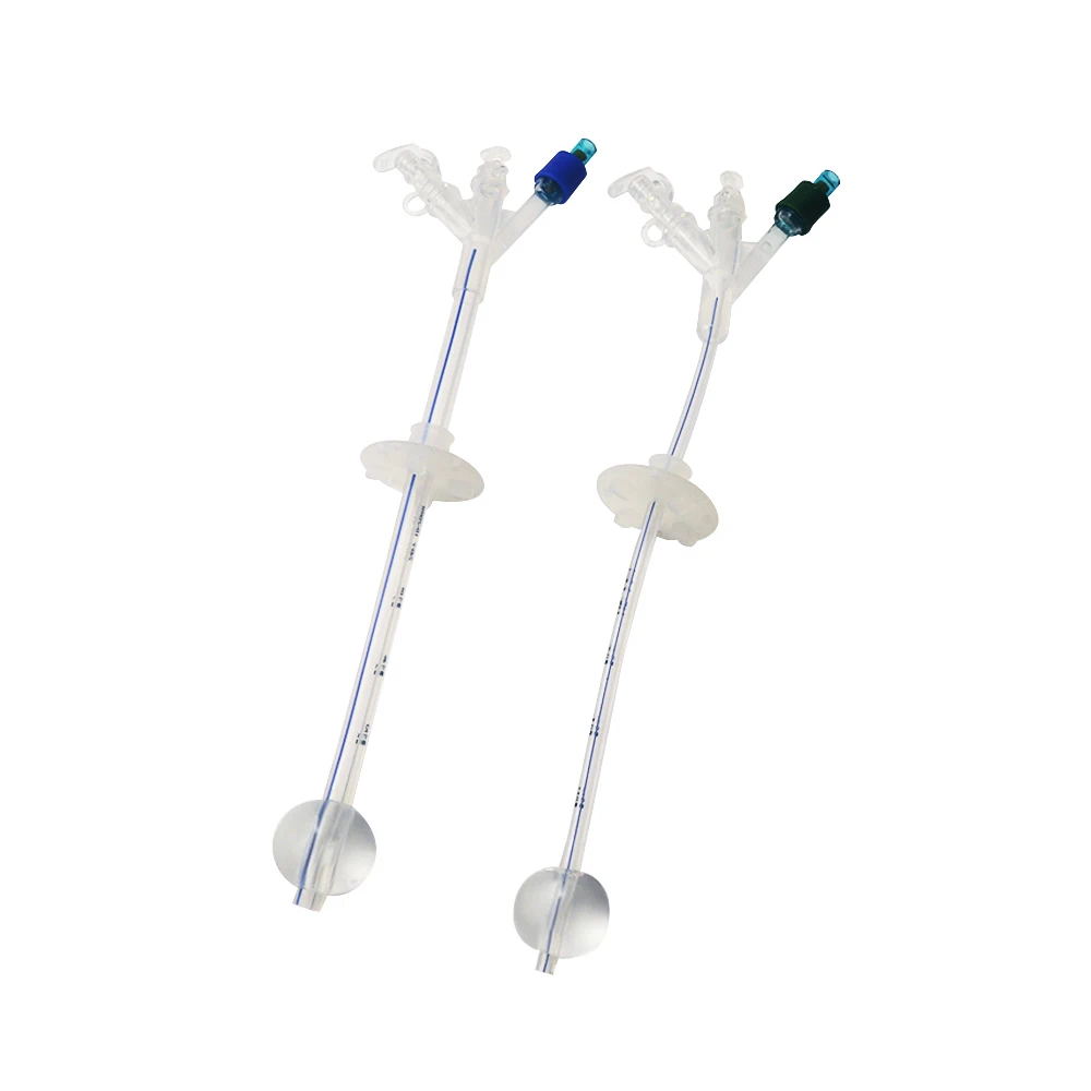 Califed Silicone Gastrostomy Tube Multi Functional Connector X-Ray Medical PEG Tube With Balloon Gastrostomy Surgical Equipment