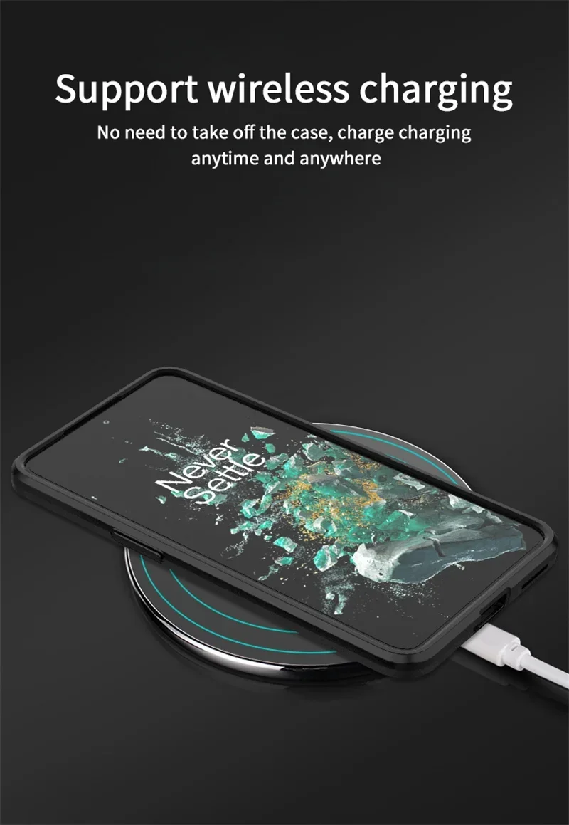 For OnePlus 10T 5G Case Car Magnetic Holder Armor Shockproof Back Cover for One Plus 10 T Oneplus10T Kickstand Phone Cases