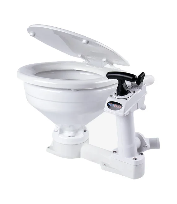 

SEA FLO 12V Manually boat toilet car price flush for RV