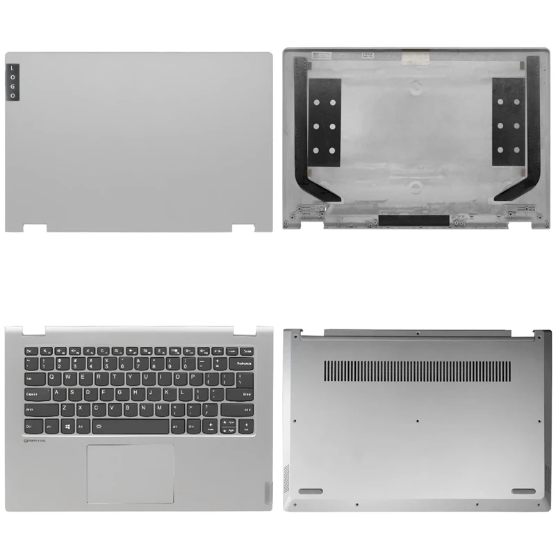 

New For Lenovo Flex-14IWL C340-14 C340-14IML 14API Laptop LCD Back Cover Front Bezel Upper Palmrest Bottom Case Keyboard Hinges