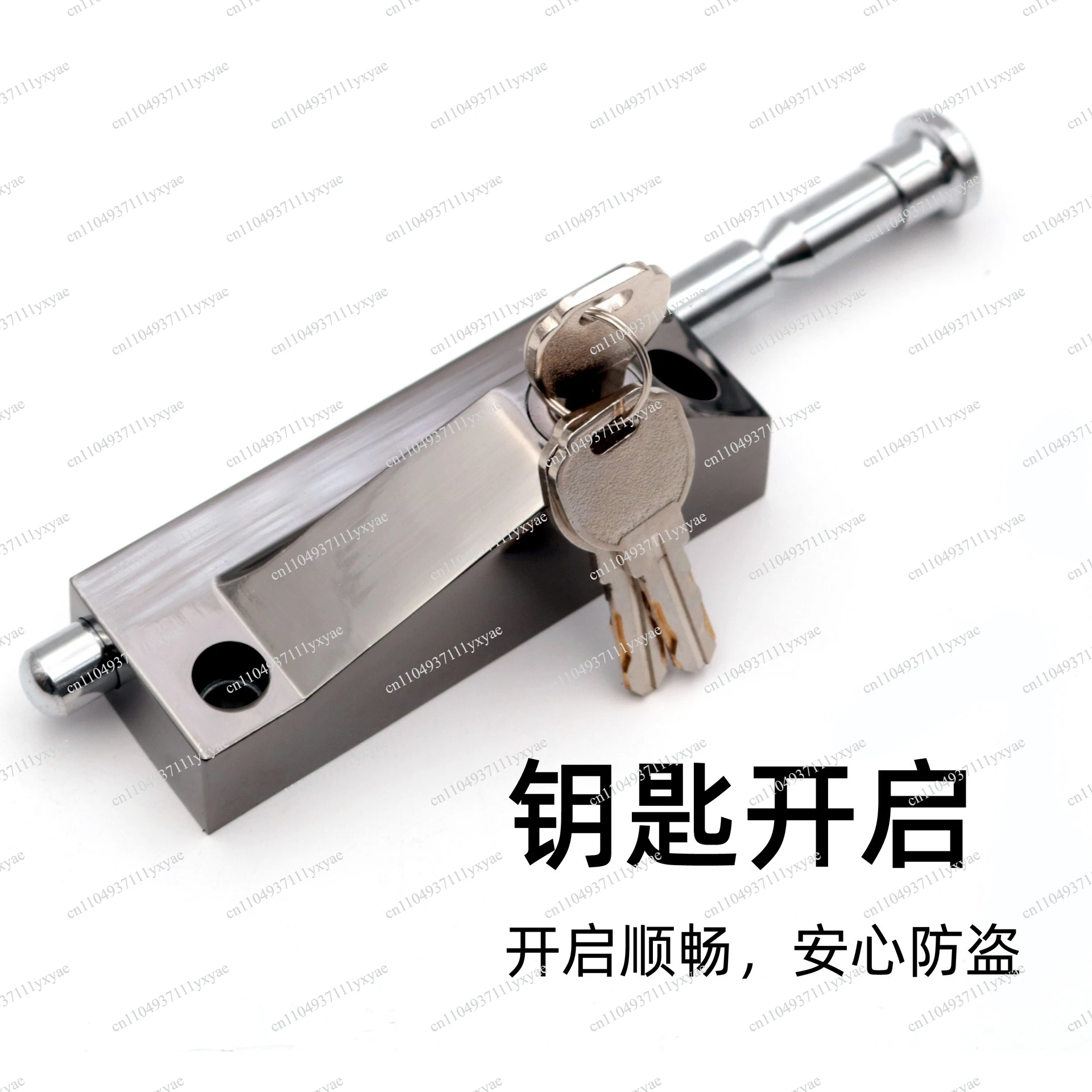 Wooden door floor lock spring door latch lock Frame latch Iron floor Automatic revolving