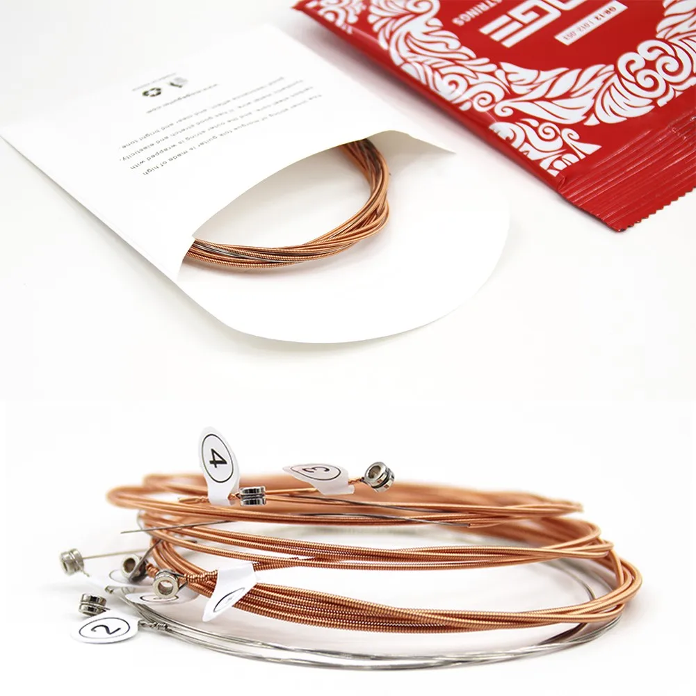 Guitar Acoustic Strings 0.12 0.53inch Tools 1 Set MOGE Strings GR12 Replacement Accessories Acoustic Guitar For GR12