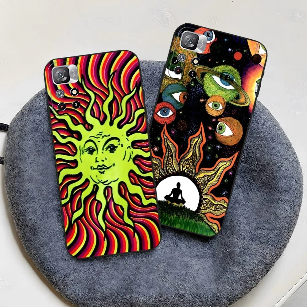 Hippie Posters Phone Case for Xiaomi Redmi Note 14 13 12 11 9 Ultra 10 Lite POCO F4 F5 X5 Pro Plus Cover