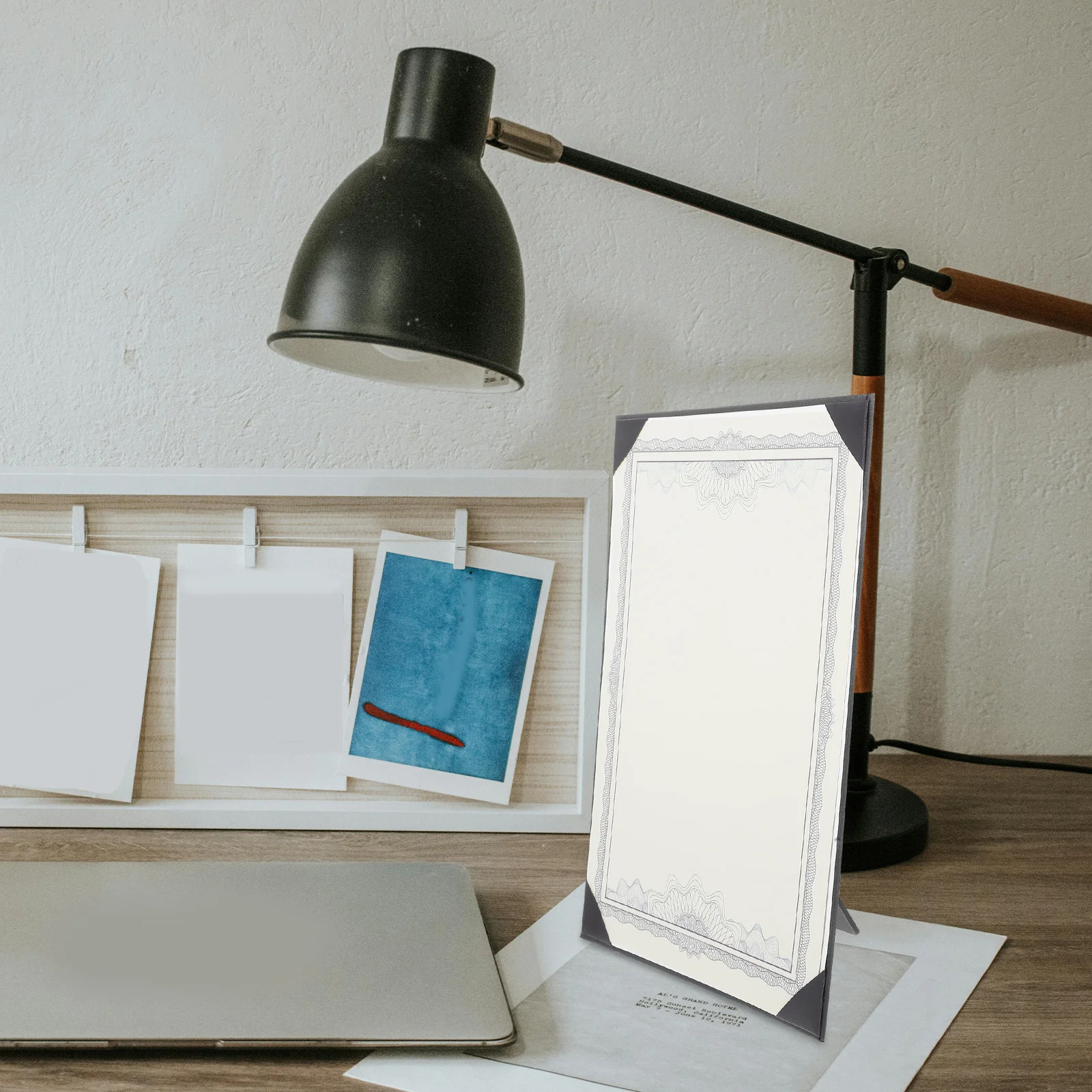 

College Diploma Frames Blank Certificate Covers Graduation Diploma Display Photo Artwork Storage Portable Cloth Document