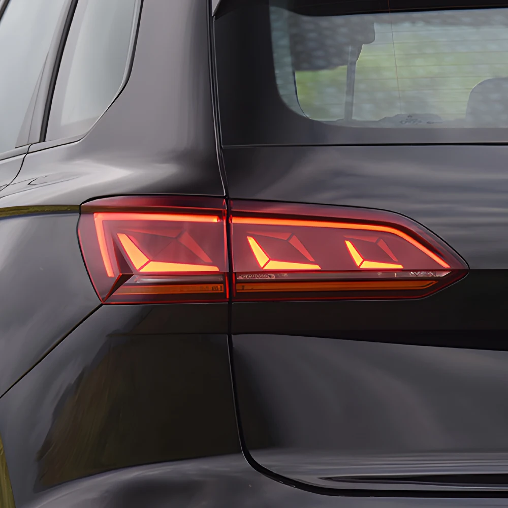 Auto Rückleuchten Montage für VW Touareg 2019-2023 LED Auto Hinten Zurück Lampen Stecker und Spielen Upgrade Hohe Konfigurieren zubehör