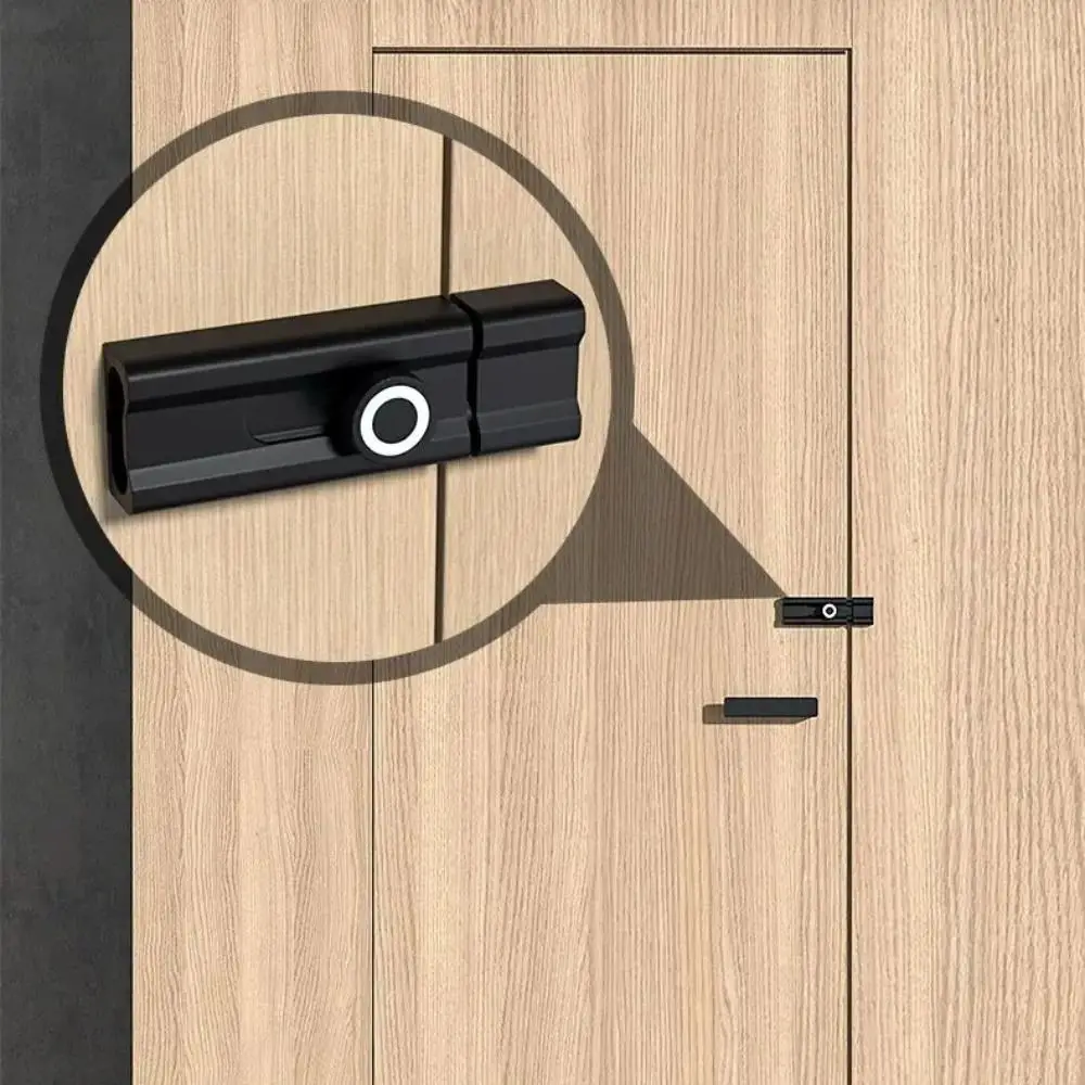 دائم مكافحة سرقة مضيئة الباب مشبك لا اللكم الأمن انزلاق مزلاج الباب سبائك الألومنيوم الباب الصيد خزانة مشروبات #2