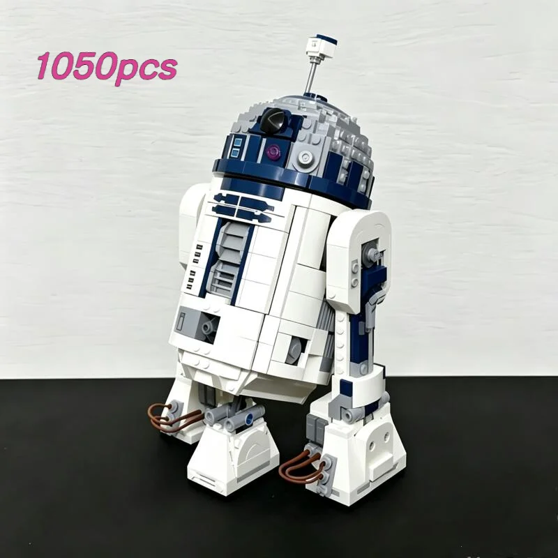 Image of Auf Lager 1050 Stück Star Interstellar Conflict Neues FIT R2D2 Bausteinmodell Kompatibel für Geburtstags- und Festgeschenke