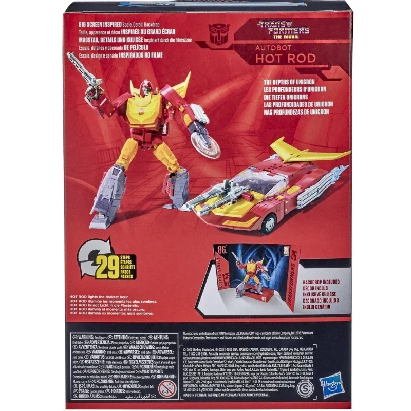 재고 Takara Tomy 트랜스포머 SS 시리즈 SS-86 04 핫로드 소장 피규어, 이동식 빌딩 블록 장난감, 인기 선물