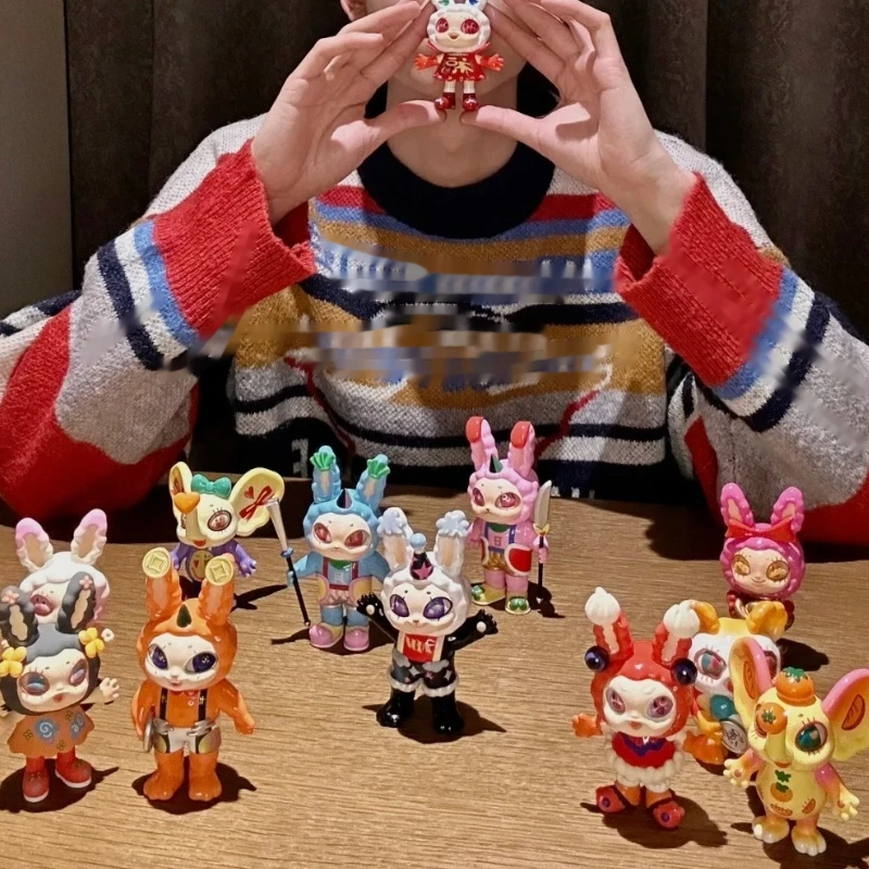 

Spot Genuine Agan Rabty Year Series Mystery Box Toys Collectible Action Figures Blind Box Tabletop Ornament Model Birthday Gift