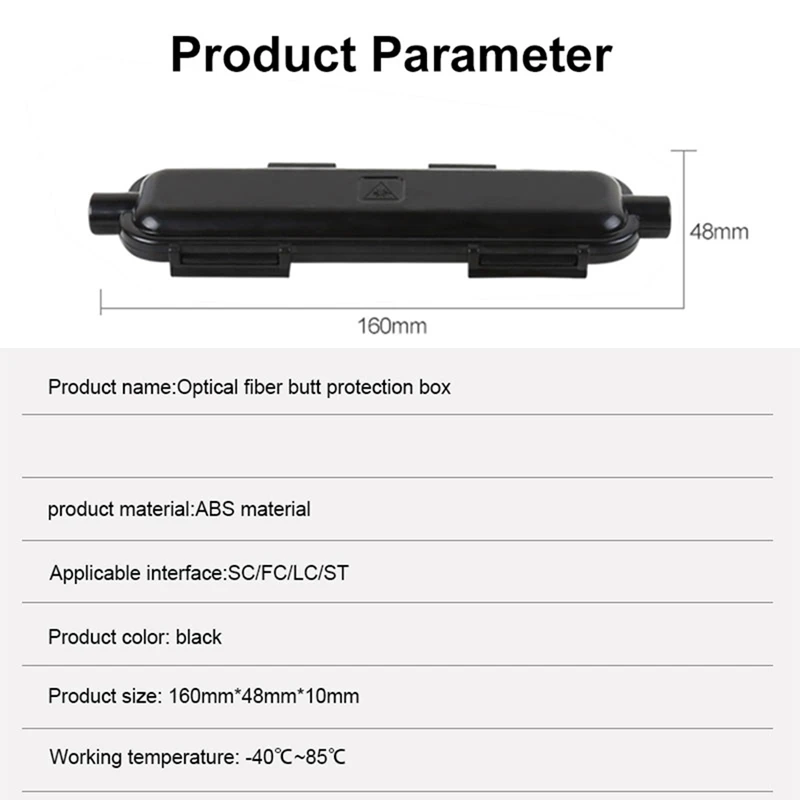 10 قطعة صندوق حماية الألياف البصرية قطرة كابل روتيكتيون صندوق FTTH SC محول نوع مقاوم للماء المحمية