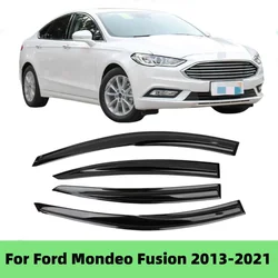 For Ford Mondeo 2013-2021 Window Visor Side Vent Rain Guard Deflector Shade Shield Shelter Protector Cover Car Accessories