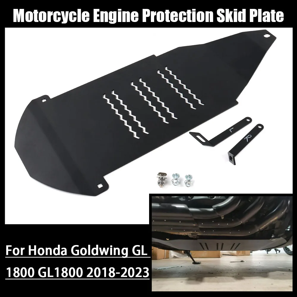 New Motorcycle Accessory EngineProtection Skid Plate Protect The BottomEngine For Honda Goldwing GL 1800GL1800 2018-2023