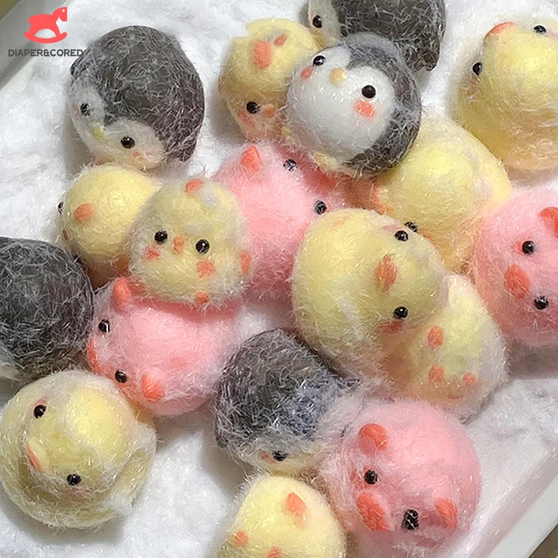 

Cute Miniature Chick Pig Animal Relief Squeeze Toy Sticky Squishy Mini Penguin Duck Stress Relief Squishy New Fidget Toy