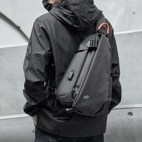 Bolso bandolera antirrobo para hombres y mujeres, mochila pequeña, bolso de hombro, bolso de pecho, mochila tipo bandolera para senderismo, viajes en bicicleta