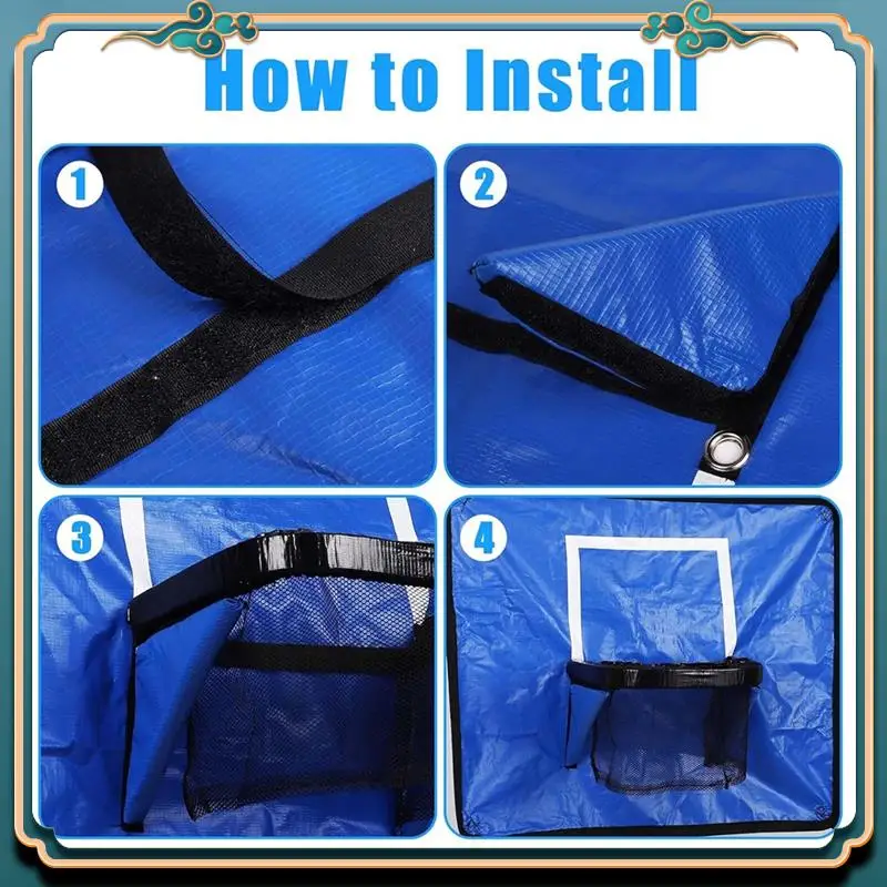 

Latest Trampoline Basketball Hoop Goal Kit, With Mini Balls And Pump For Kids Adults Indoor Outdoor Play Game Easy Install