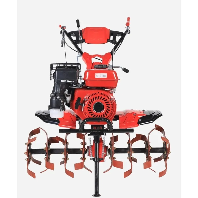 

Two-wheel drive direct-connected micro-tillage machine for tilling weeding paddy field