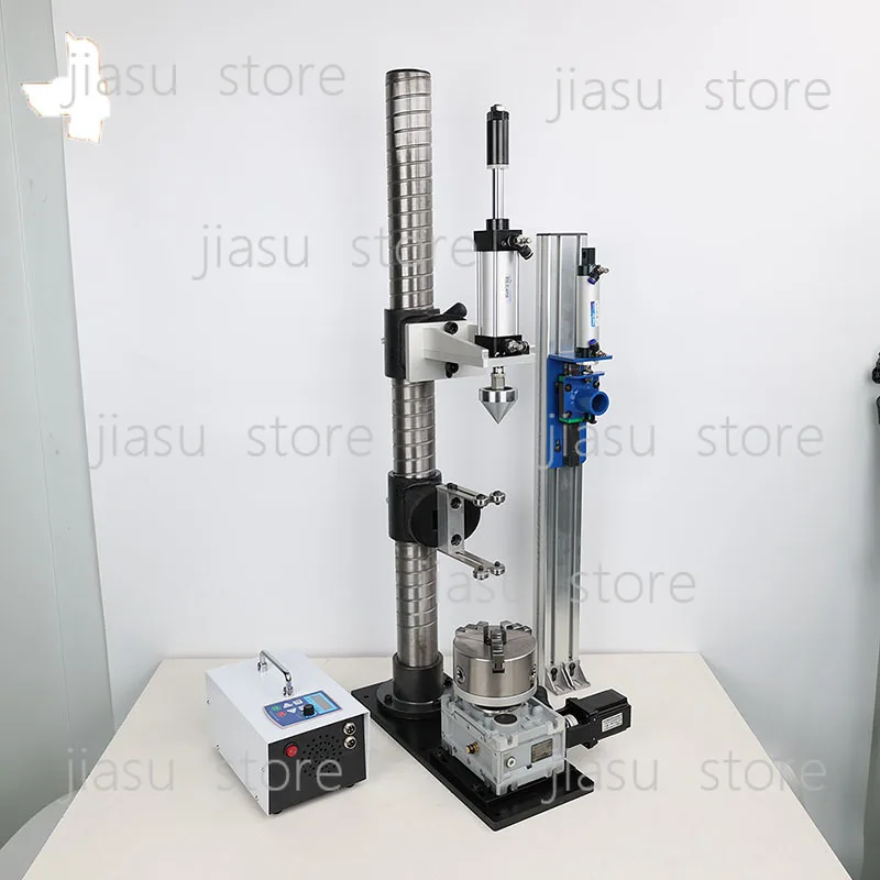 Laser welding rotary table precision automatic positioner vertical thimble tail top argon arc welding laser welding fixture
