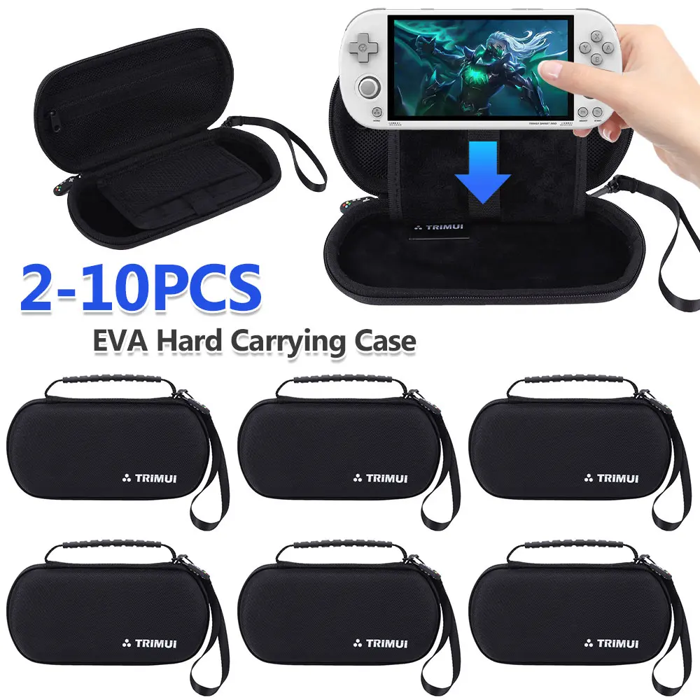 EVA Hard Carrying Case Waterproof Protective Case Retro Handheld Game Console Case for Trimui Smart Pro Handheld Game Console