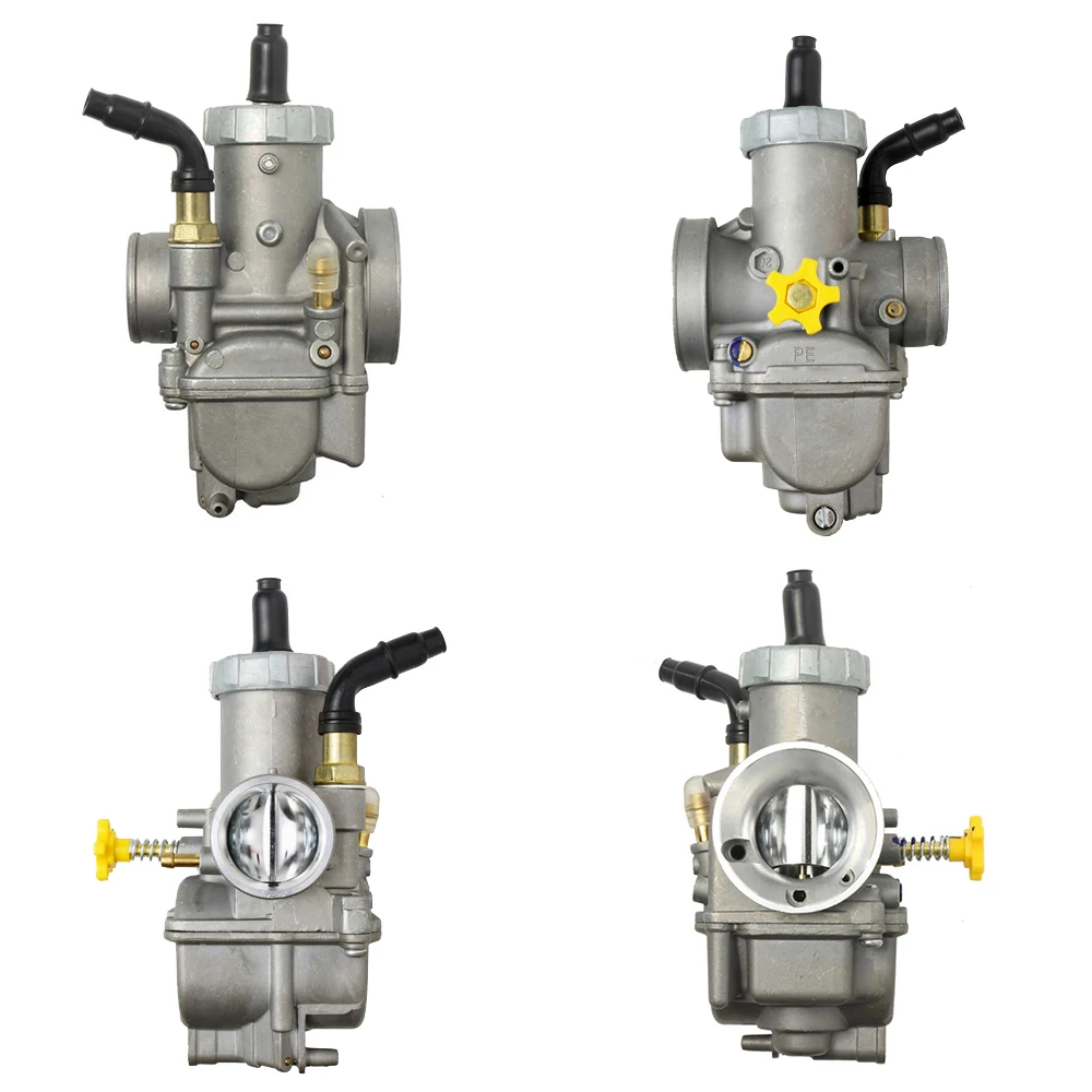 PE28 Carburetor 28mm For For Honda CR80 CR85 For Kawasaki KX80 KX100 KSR110 Motorcycle Engine Fuel Mixer With Hand Choke Metal - view 6