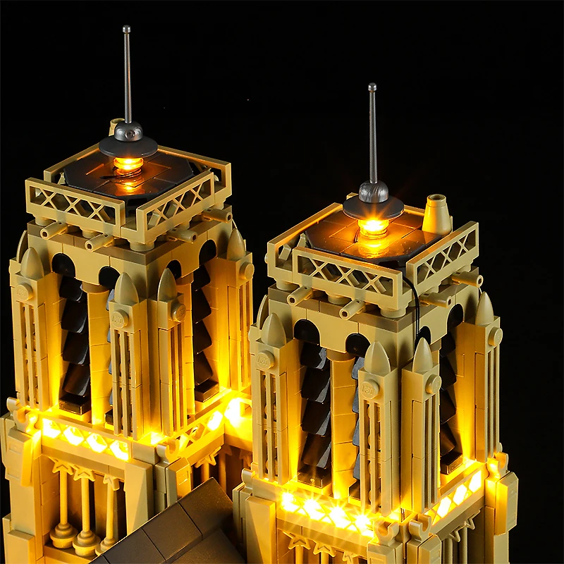 مجموعة الإضاءة العالمية لـ Lego 21061 (إضاءة LED فقط، بدون كتل موديل) حل إضاءة مرن ومشرق