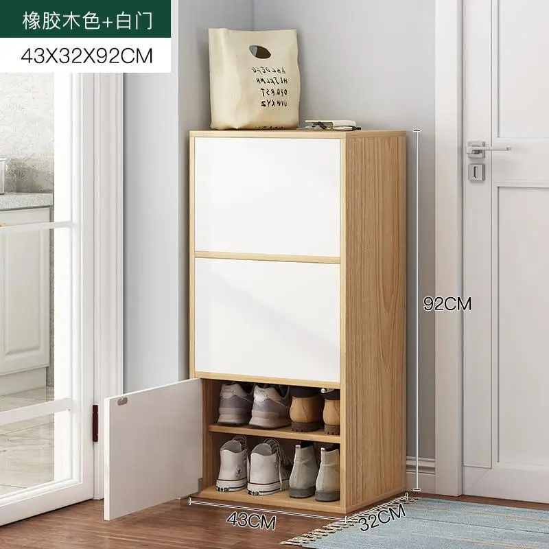 Shoe cabinet household door large capacity shoe rack multi-layer dust porch cabinet