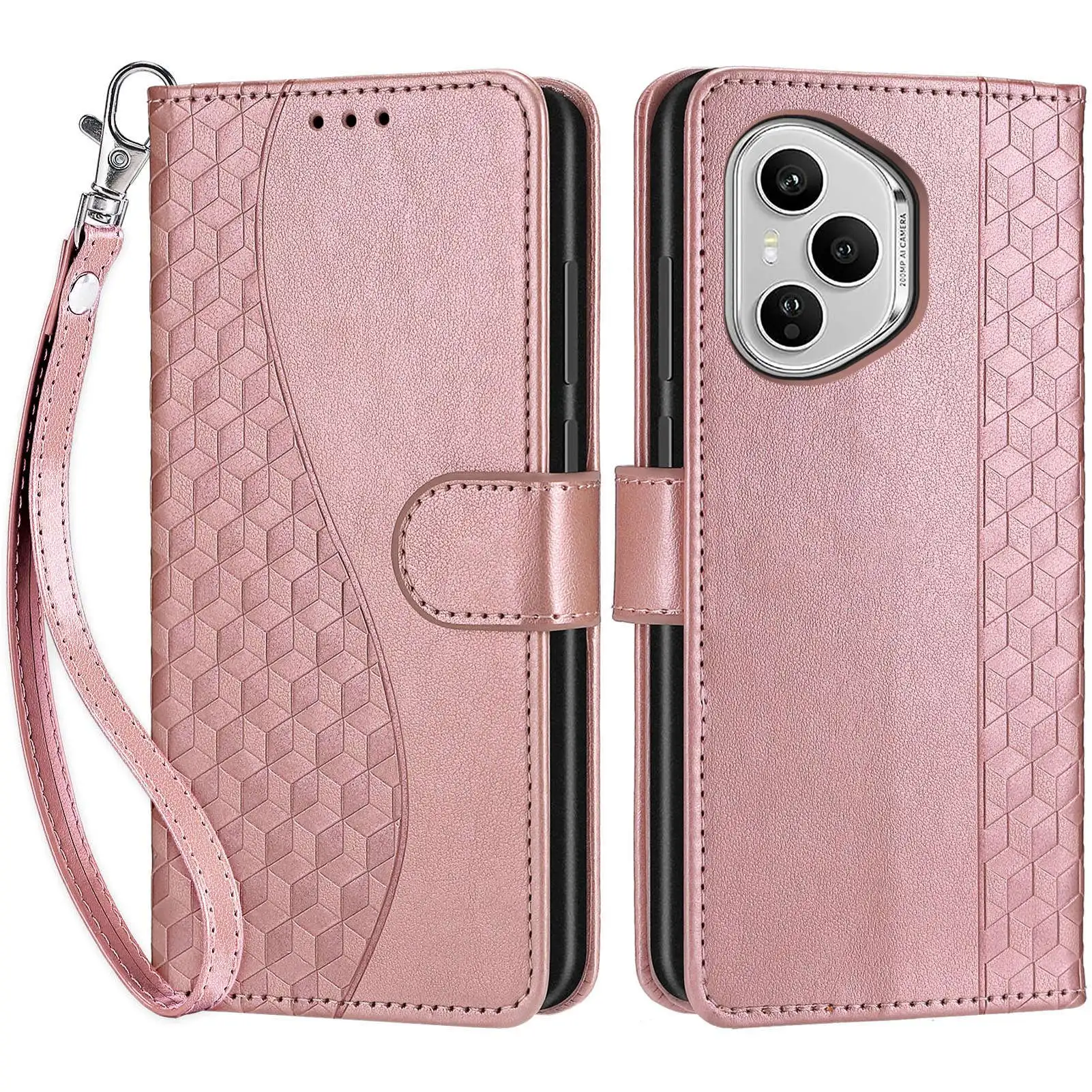 Leather Case For Honor 400 Pro Shockproof Cases Wallet Flip Cover For Huawei Honor400 200 Lite 90 Smart 5G Coque 3D Pattern Etui